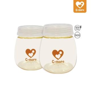 【Cmore】黃金PPSU寬口儲奶瓶180ml 兩入裝