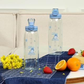 【HOUSUXI 舒希】史努比-歐拉夫Tritan彈蓋水瓶 900ml-A3