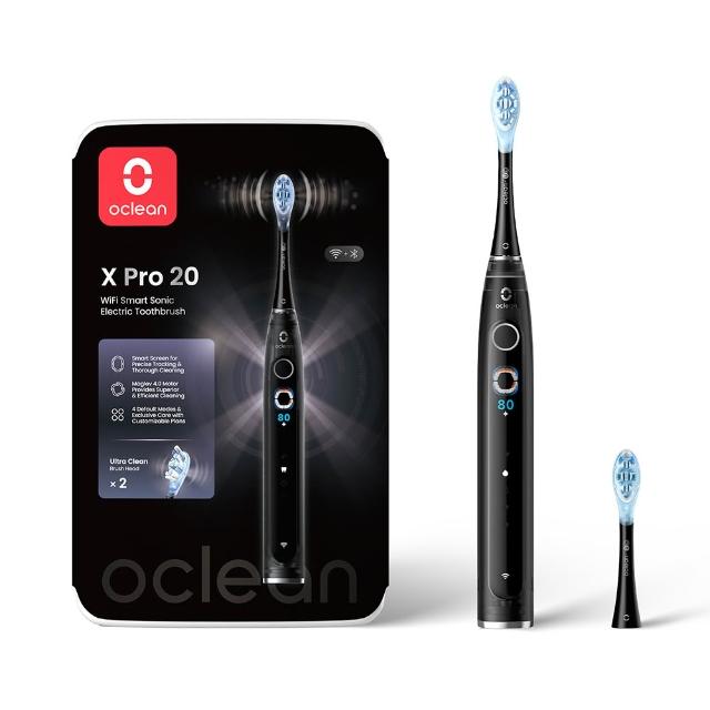 Oclean歐可林 Pro Oclean歐可林 X PRO 超音波振動式電動牙刷,來自中國品牌的專業潔牙工具,尺寸150x30x30mm,重量僅400g,便攜輕巧。支援充電式、USB充電式及充插兩用,電源5V-1A,適合成人使用。全系列通用刷頭,包含1個標準清潔型刷頭,潔牙模式包括清潔、柔動、按摩、護齦四種,輕鬆護齒。配件齊全:刷頭、充電線、底座、說明書。保固1年,個人衛生用品,中國製造。提升口腔健康,SEO最佳化電動牙刷推薦。