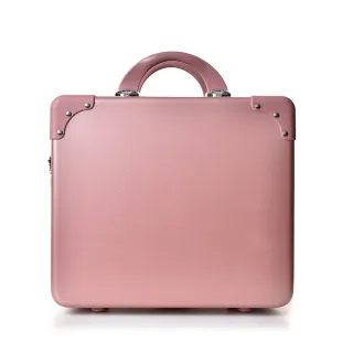 【BOZO 伯樂】時尚輕便16寸密碼鎖便攜旅行手提小行李箱-B0251(櫻花粉)