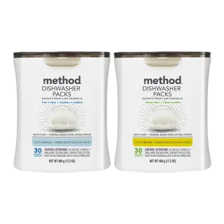 【method 美則】潔淨三效聰明洗碗球30顆入(洗碗機專用 洗碗錠 洗碗粉)