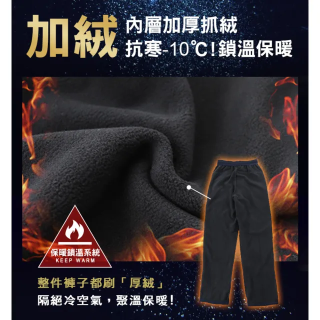 【JU SHOP】SGS認證!男女機能軟殼布防寒衝鋒褲 內刷絨 防風(防寒褲 保暖褲 刷毛褲 休閒褲 長褲)