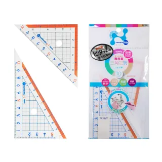 【SONIC】日本 字大三角板-10cm SK-7881