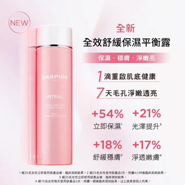 【DARPHIN 朵法】全效舒緩保濕平衡露150ml(化妝水/淨嫩小粉水)