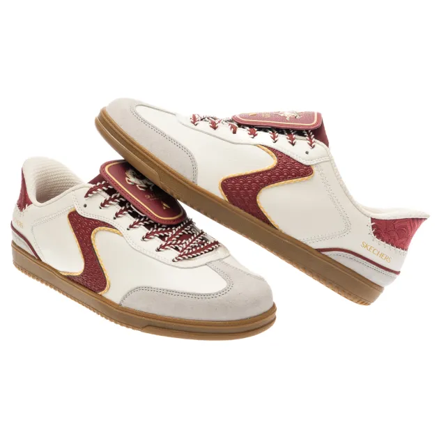 【SKECHERS】男鞋 休閒系列 休閒鞋 瞬穿舒適科技 HOTSHOT 寬楦款 - 2026 CNY飛馬奔騰限定版(802029WOFWT)