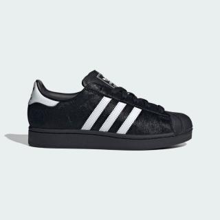【adidas 愛迪達】Superstar Ii W 女 運動休閒鞋 貝殼頭 馬毛 舒適 黑 白(JH9475)