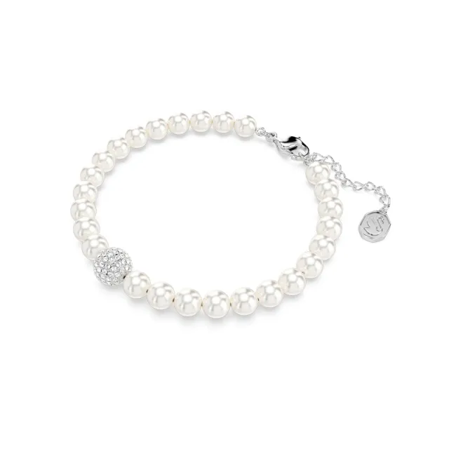 【SWAROVSKI 施華洛世奇】官方直營 Remix Collection Strand 鍍白金色 | 5669529