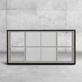 【有情門】STRAUSS 時空格櫃-4*2(製作期2-3週/實木/MIT/收納櫃/層架/櫥櫃)