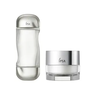 【IPSA 茵芙莎】官方直營 流金肌嫩終極鎖水組(美膚機能液200ml+嫩膚鎖水精華霜50g)
