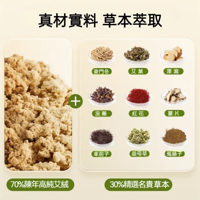【楠阳艾】60顆第3代純陽/女性調理/濕寒調理專用艾柱-加粗加量(身體調理 艾灸儀 艾條 艾灸)
