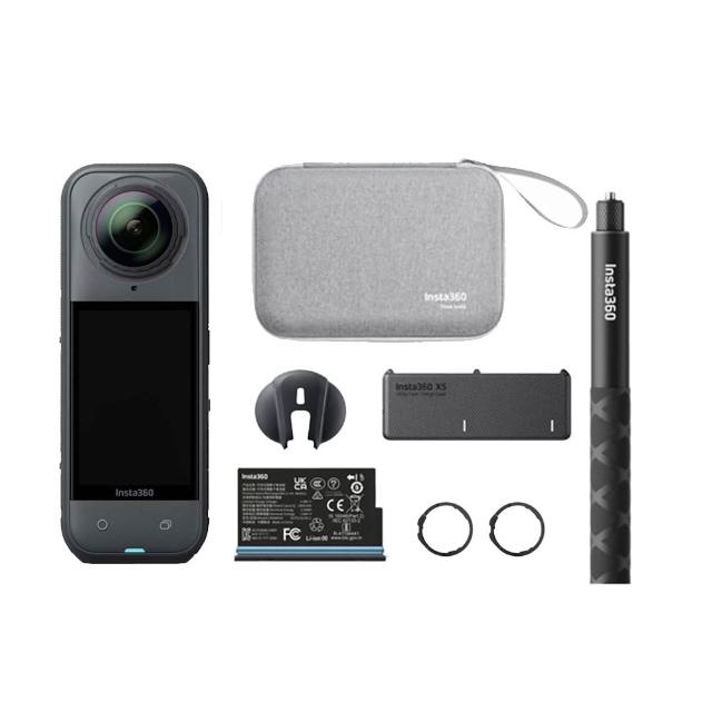 【Insta360】X5 萬能套裝 8K 旗艦款全景運動相機(公司貨)
