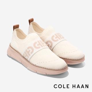 【Cole Haan】ZEROGRAND RELLA STITCHLITE SLIP ON SNEAKER 針織休閒鞋 女款寬楦 象牙色(W33108)
