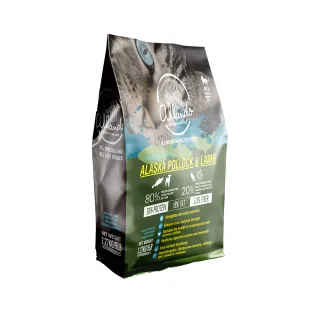 【Allando 奧藍多】天然無穀貓糧 阿拉斯加鱈魚＋羊肉 2.27KG(全齡貓/貓飼料/光澤毛質/低敏亮毛)
