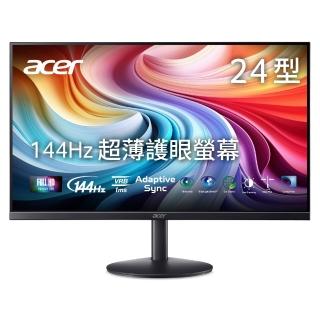 【Acer 宏碁】SA243Y P1b 電腦螢幕(24型/FHD/144Hz/1ms/IPS)
