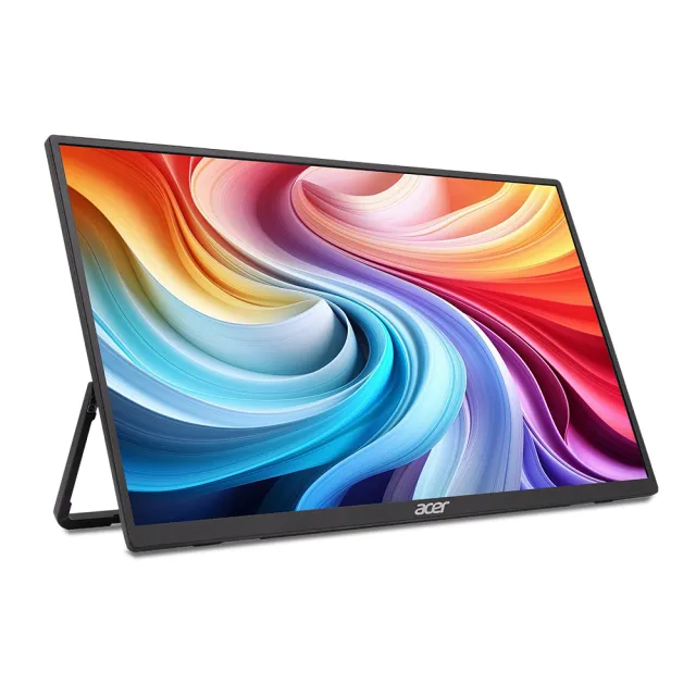【Acer 宏碁】PM161W 16型 IPS FHD 16:10 60Hz超薄可攜式螢幕(7ms/Type-C充電/護眼/附支架/HDR10)