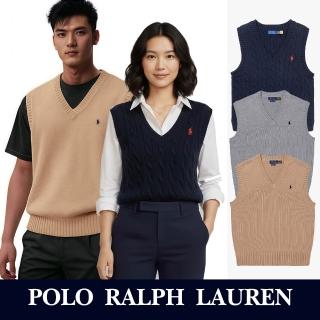 【RALPH LAUREN】RL POLO 經典刺繡小馬針織毛衣背心 上衣-多色組合(男女款/平輸品)