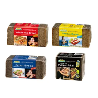 【MESTEMACHER 麥大師】德國傳統黑麵包 500gX3包(4款任選)