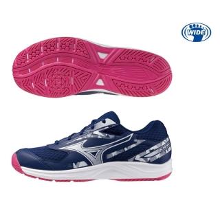 【MIZUNO 美津濃】羽球鞋 男鞋 運動鞋 寬楦 SKY BLASTER 灰藍 71GA253302