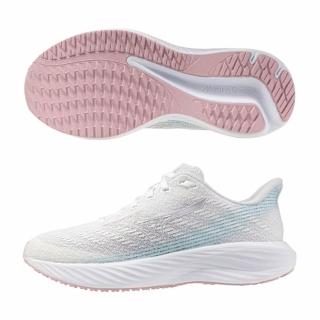 【MIZUNO 美津濃】慢跑鞋 女鞋 大童 運動鞋 緩震 2E楦 RIDER 白 K1GC241614