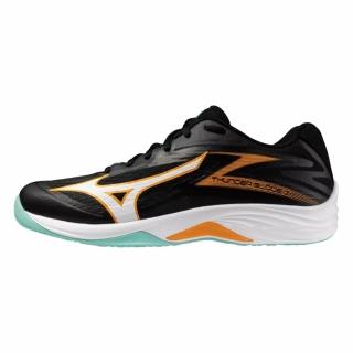 【MIZUNO 美津濃】排球鞋 男鞋 運動鞋 緩震 2.5E楦 THUNDER BLADE 黑橘綠 V1GA237007