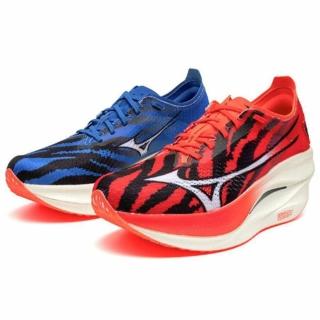 【MIZUNO 美津濃】慢跑鞋 男鞋 女鞋 運動鞋 緩震 REBBELLION PRO 3 紅藍 U1GD253303