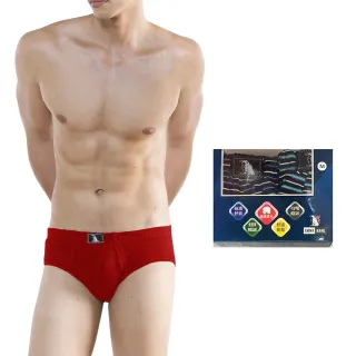 【LIGHT & DARK】6件特惠組-純棉-英倫型男三角褲(吸濕排汗/男內褲/親膚/三角男內褲/限量出清)