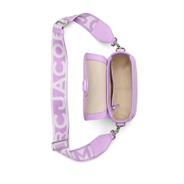 【MARC JACOBS】本季精選 MJ 紫藤色小型馬鞍斜背包