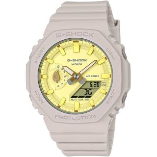 【CASIO 卡西歐】G-SHOCK WOMEN 草本美學小農家橡樹雙顯錶(GMA-S2100NC-4A/速)