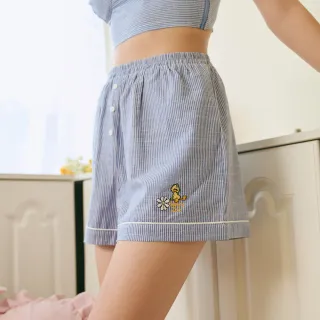 【WAVE SHINE】療癒居家 Witzy繡花居家短褲(J5SZ015)