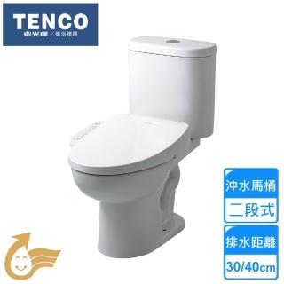 【TENCO 電光牌】二段式電腦坐式馬桶(SC5663AD-TE6/SC5663BD-TE6 不含安裝)