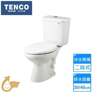 【TENCO 電光牌】二段式省水馬桶(SC5538XAD-T/SC5538XBD-T 不含安裝)