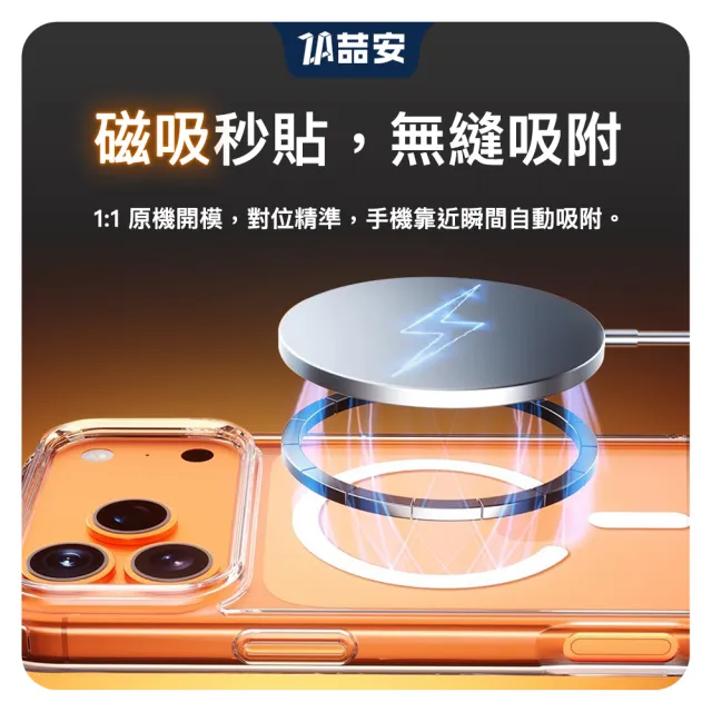 【ZA 喆安】無套手感柔軟透明防摔磁吸手機保護殼i17/16/15/14/13/12 Air/Plus/Pro/Pro Max 適用蘋果iPhone