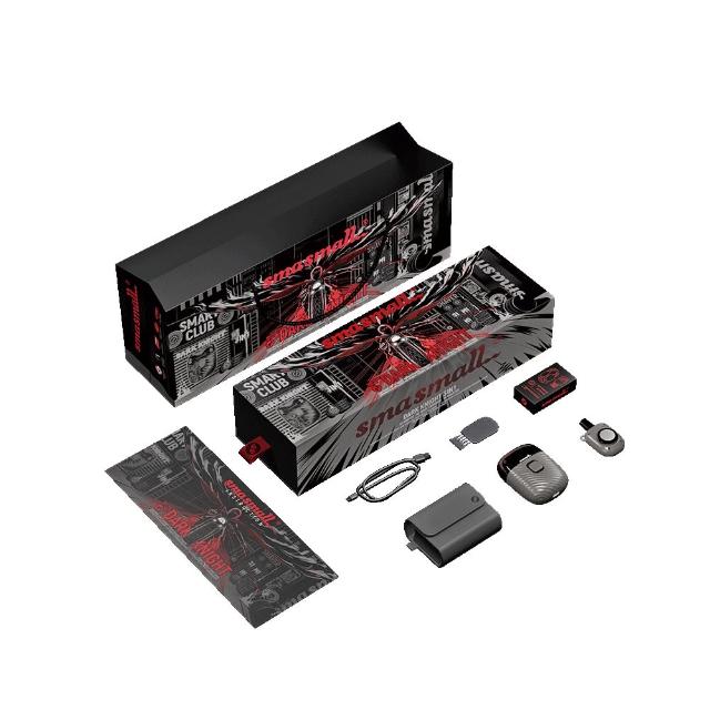 【SMASMALL 昔馬】昔馬黑夜騎士電動刮鬍刀禮盒(刮鬍刀＆鼻毛刀精緻禮盒組-男生禮物)