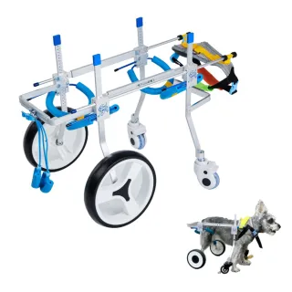 【Pet Universe 多寵宇宙】寵物輪椅-S(狗輪椅 狗狗輪椅 寵物輔助輪 狗助行器 狗輔助輪 狗狗輔助輪 貓輪椅)