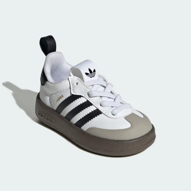 【adidas 愛迪達】愛迪達 Adifom Samba 360 I 小童 運動休閒鞋 舒適 白 黑(IH3506)