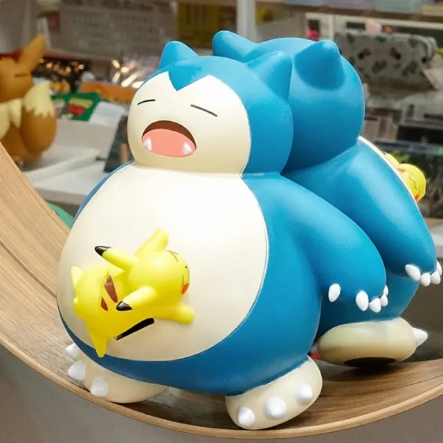 【POKEMON 精靈寶可夢】卡比獸皮卡丘大型造型存錢筒(正版授權 擺飾 禮物)