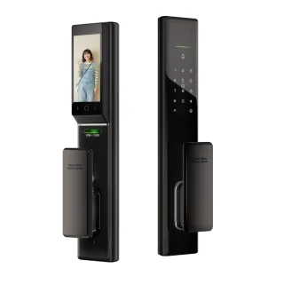 【HITACHI 日立】和系列人臉全自動電子鎖HIT-FV70-T(指紋/卡片/密碼/鑰匙/WiF/含基本安裝)