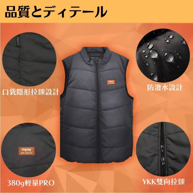 【MEGA COOHT】3M科技USB發熱背心-輕量PRO 男女共版 HT-M710(加熱背心 發熱背心 保暖背心)