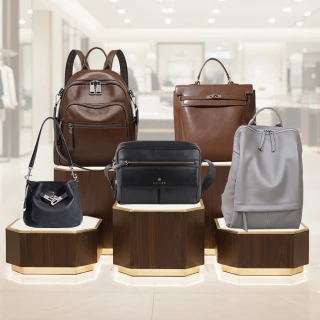 【CROSS】新年尾牙特價 限量1折 頂級小牛皮皮革後背包肩背包公事包 全新專櫃展示品(買一送一好禮)