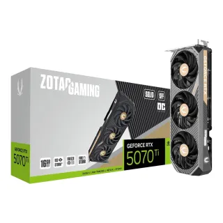 【ZOTAC 索泰】RTX 5070 Ti SOLID SFF OC 顯示卡+威剛 Core Reactor II 850W 白色 ATX3.0 金牌 電源供應器