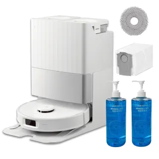 【Roborock 石頭科技】新品上市Qrevo EdgeC掃拖機器人-超值組(零纏繞對刷/18500Pa/75度熱水洗/自清潔基座)