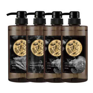 【tsaio上山採藥】五星飯店指定植萃洗髮/沐浴組600ml任4入(艾草/山茶花/金盞花/露珠草)
