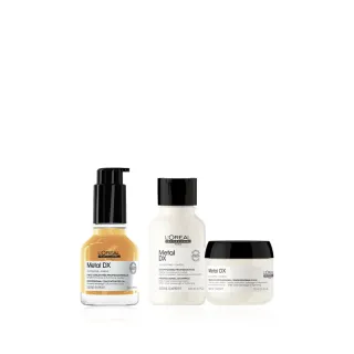 【L’OREAL 巴黎萊雅PRO】絲漾博吸金喚彩抗躁護髮油50ml(抗毛躁/柔順/濕髮用/護髮/防斷/抗躁小金安瓶)