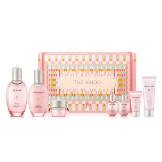 【WHOO 后】官方直營 拱辰享水蓮花保濕水漾3件禮盒(露150ml+乳110ml+乳20ml)