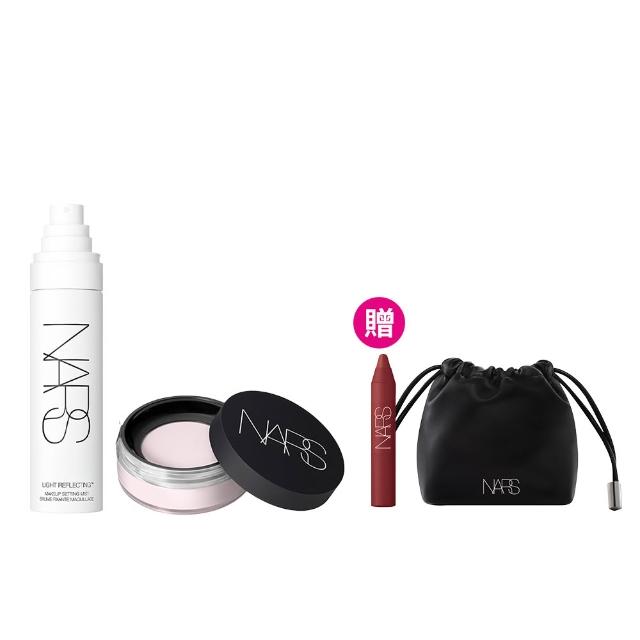 【NARS】裸光持久定妝組(裸光蜜粉/超持久亮顏定妝噴霧)