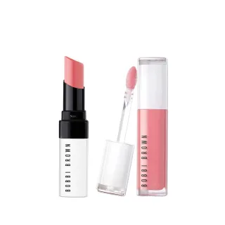 【Bobbi Brown 芭比波朗】極嫩水光美唇★晶鑽極嫩護唇膏+美唇精華(唇紋小熨斗/水光玻璃唇)