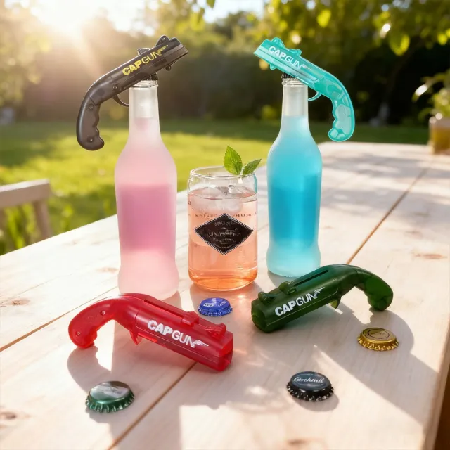 【bebehome】創意彈射瓶蓋手槍開瓶器(開瓶器)