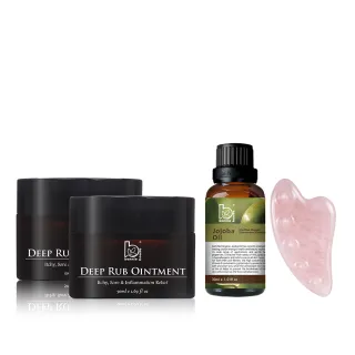 【Bonnie House 植享家】百年沒藥活絡修復組(舒撫累深層活力霜50ml*2)