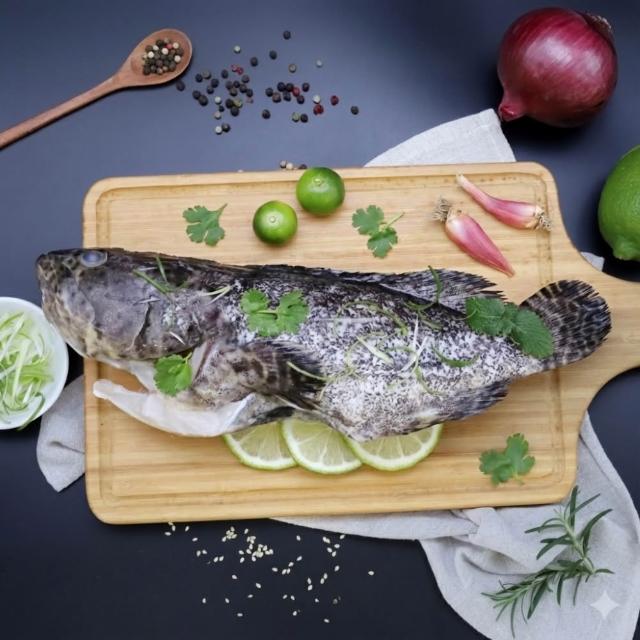 【蘇班長安心石斑】龍虎石斑鮮魚條凍700g 3入組 歐盟食安標準(三清處理完成 十大神農 外銷加拿大)