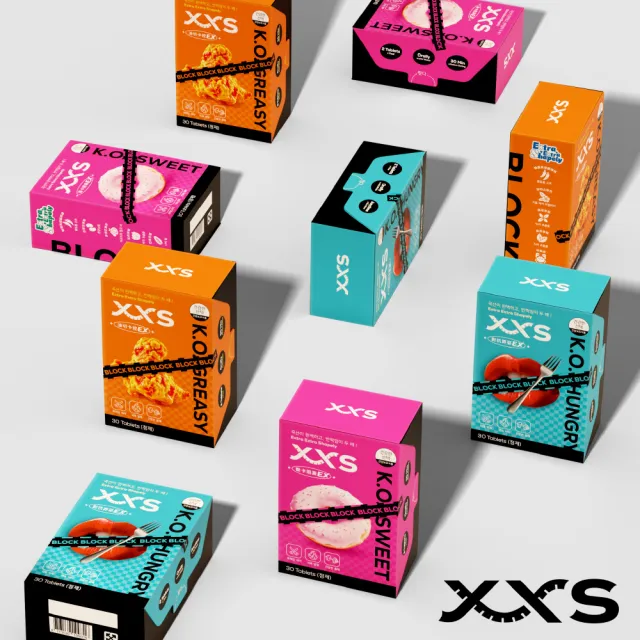 【XXS極孅】對抗食慾錠EX(30顆/盒、L-卡尼丁、苦橙/血橙、綠咖啡、調節食慾)